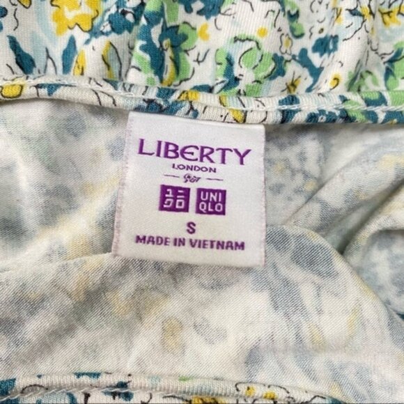 Liberty of London x Uniqloo Sleeveless Floral Dress Women Size Small - Picture 3 of 4